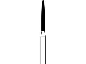 FG-Diamant, Form 274 ISO 012, Körnung extra-grob (schwarz), Packung 5 Stück