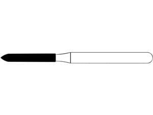 FG-Diamant / Enamel Plus Shiny, Form CS878 ISO 012, mittel, Packung 3 Stück