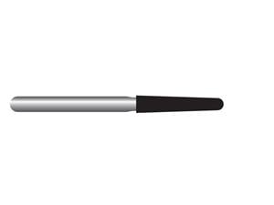 HS-Diamant konisch rund, Form 856L ISO 018, SC supergrob (schwarz), Packung 5 Stück