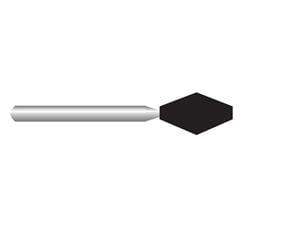 HS-Diamant Doppelkegel, Form 811 ISO 037, SC supergrob (schwarz), Packung 5 Stück