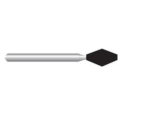 HS-Diamant Doppelkegel, Form 811 ISO 033, SC supergrob (schwarz), Packung 5 Stück