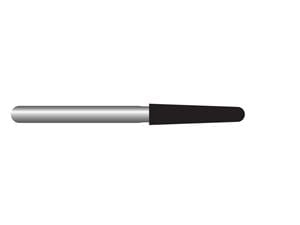 HS-Diamant konisch rund, Form 856L ISO 020, C grob (grün), Packung 5 Stück