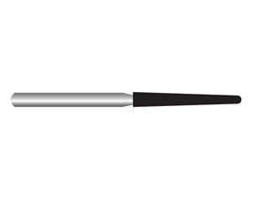 HS-Diamant konisch rund, Form 856L ISO 014, F fein (rot), Packung 5 Stück
