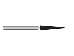 HS-Diamant konisch spitz, Form 859 ISO 018, SF extrafein (gelb), Packung 5 Stück