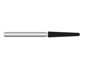 HS-Diamant konisch rund, Form 850 ISO 018, SC supergrob (schwarz), Packung 5 Stück