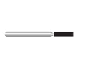 HS-Diamant zylindrisch lang, Form 836 ISO 014, SC supergrob (schwarz), Packung 5 Stück