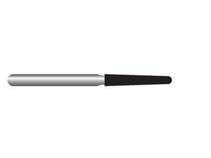 HS-Diamant konisch rund, Form 856L ISO 016, SC supergrob (schwarz), Packung 5 Stück