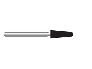 HS-Diamant konisch rund, Form 855 ISO 025, SC supergrob (schwarz), Packung 5 Stück