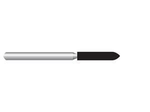 HS-Diamant Torpedo, Form 878 ISO 016, C grob (grün), Packung 5 Stück