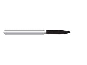 HS-Diamant Flamme, Form 862 ISO 014, C grob (grün), Packung 5 Stück