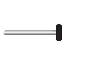 HS-Diamant Rad, Form 909 ISO 040, M mittel (blau), Packung 5 Stück