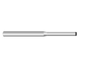 HS-Diamant kopfbelegt, Form 839 ISO 012, M mittel (blau), Packung 5 Stück
