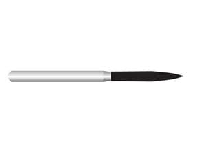 HS-Diamant Flamme, Form 863 ISO 014, SC supergrob (schwarz), Packung 5 Stück