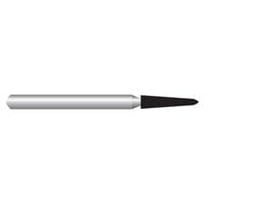 HS-Diamant Torpedo, Form 877K ISO 014, SC supergrob (schwarz), Packung 5 Stück