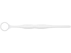 RELAX Mundspiegel Größe 4 (Ø 22 mm), Ultra - Standardpackung Weiß, Packung 10 Stück