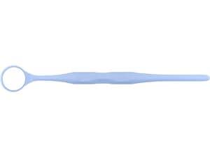 RELAX Mundspiegel Größe 4 (Ø 22 mm), Ultra - Standardpackung Pastell blau, Packung 10 Stück