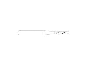 NeoBurr FG.TC, Zylinder kreuzverzahnt FG.TC 557SS, ISO 010, kurz, Packung 10 Stück