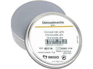 Okklusalwachs Grau, Dose 70 g
