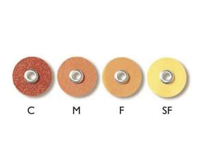 3M Sof-Lex™ XT Pop-On Polierscheiben - Nachfüllpackung Dunkelorange - grob, Ø 12,7 mm (2382 C), Packung 85 Stück