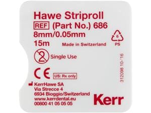 Hawe Transparent Striproll Breite 8 mm, Rolle 15 m