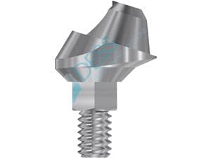 Multi-unit® Abutments NP Ø 3,5 mm - kompatibel mit Zimmer Screw-Vent® Höhe 2,5 mm, 17° gewinkelt, mit Rotationsschutz