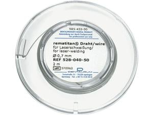 rematitan® Rollendraht, rund Ø 0,70 x 28 mm, Länge 2 m