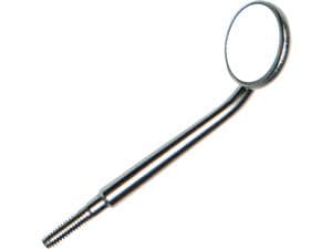 Zirc Crystal HD Edelstahl-Mundspiegelansatz, USA-Gewinde Größe 0, Ø 14 mm, Packung 1 Stück