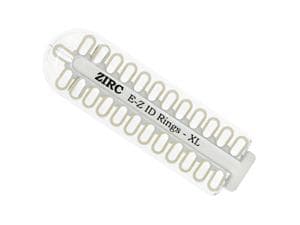 Zirc EZ-ID Markierungsringe, extra groß (Ø 9 mm) - Nachfüllpackung Beige, Packung 25 Stück