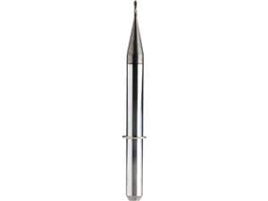 Universalfräser für K3, K4, N-, Z-Modelle, schwarz Universal-Zweizahn-Radiusfräser, beschichtet, Ø 0,6 mm
