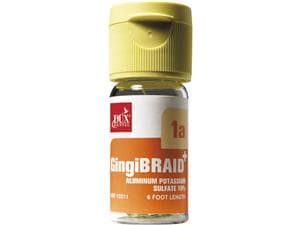 GingiBRAID+ Geflochtene Fäden, imprägniert Größe 1a, gelb-violett, Packung 183 cm
