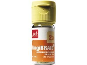 GingiBRAID+ Geflochtene Fäden, imprägniert Größe 2a, gelb-grün, Packung 183 cm