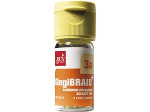 GingiBRAID+ Geflochtene Fäden, imprägniert Größe 3a, gelb-rosa, Packung 183 cm