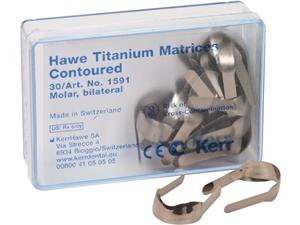 Hawe Titan Matrizen Nr. 1591 bombiert, Packung 30 Stück