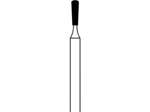 FG-Diamant, Form 234 ISO 012, Körnung grob (grün), Kopflänge 4 mm