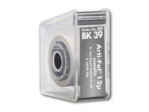 Bausch Arti-Fol® metallic BK 39, unbeschichtet, Breite 16 mm, Spender 20 m