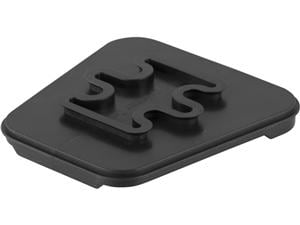 Adesso Split® Montageplatten, Connect, Splitex kompatibel Schwarz, Packung 50 Stück