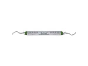 Standard Gracey-Kürette, Griff 7 Satin Steel Colours Figur 7/8, grün