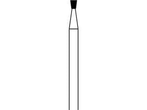 FG-Diamant, Form 010 ISO 012, Körnung grob (grün), Kopflänge 1,6 mm, Packung 5 Stück