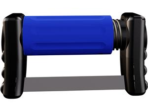 FitStrip™ einseitig - Nachfüllpackung, mit Griff Medium, blau, Stärke 0,13 mm, Packung 10 Stück