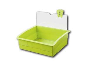 Dentalarbeitsschale 210 mit Platte und Zahnclip Lindgrün