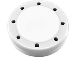 Magnetische 8-Loch-Bohrerständer, rund Weiß