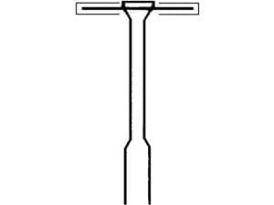 Diamantierte Osteotomie Säge , Form 943DC ISO 100, Schaft HP
