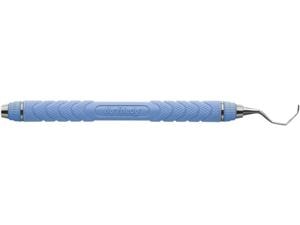 Rigid Gracey-Kürette - EverEdge 2.0, Griff 8 Resin 8 Colors Figur 17/18, blau