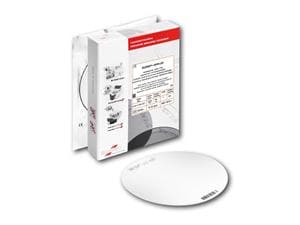 DURAN®+ weiß pd, Ø 125 mm (rund) Stärke 0,625 mm, Packung 10 Stück