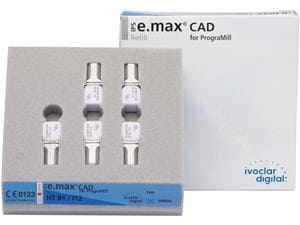 IPS e.max® CAD PrograMill HT I12 B1, Packung 5 Stück