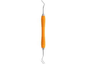 Füllungsinstrument Heidemannspatel, Colori Silikon Grip Breite 2,5 mm, orange (SI-1045/12B-OR)