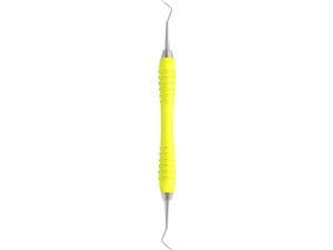 Füllungsinstrument Kugelstopfer DYCAL, Colori Silikon Grip Ø 0,6 / 0,9 mm, gelb (SI-1054/10A-GE)