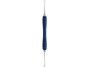 Raspatorium nach Glickmann, Colori Silikon Grip Breite 4,0 mm, blau (SI-1864/24G-BL)