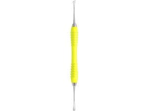 Raspatorium nach Glickmann, Colori Silikon Grip Breite 4,0 mm, gelb (SI-1864/24G-GE)