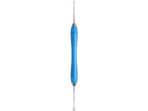 Raspatorium nach Glickmann, Colori Silikon Grip Breite 4,0 mm, hellblau (SI-1864/24G-HBL)